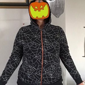 Spiderweb Zipup hoodie